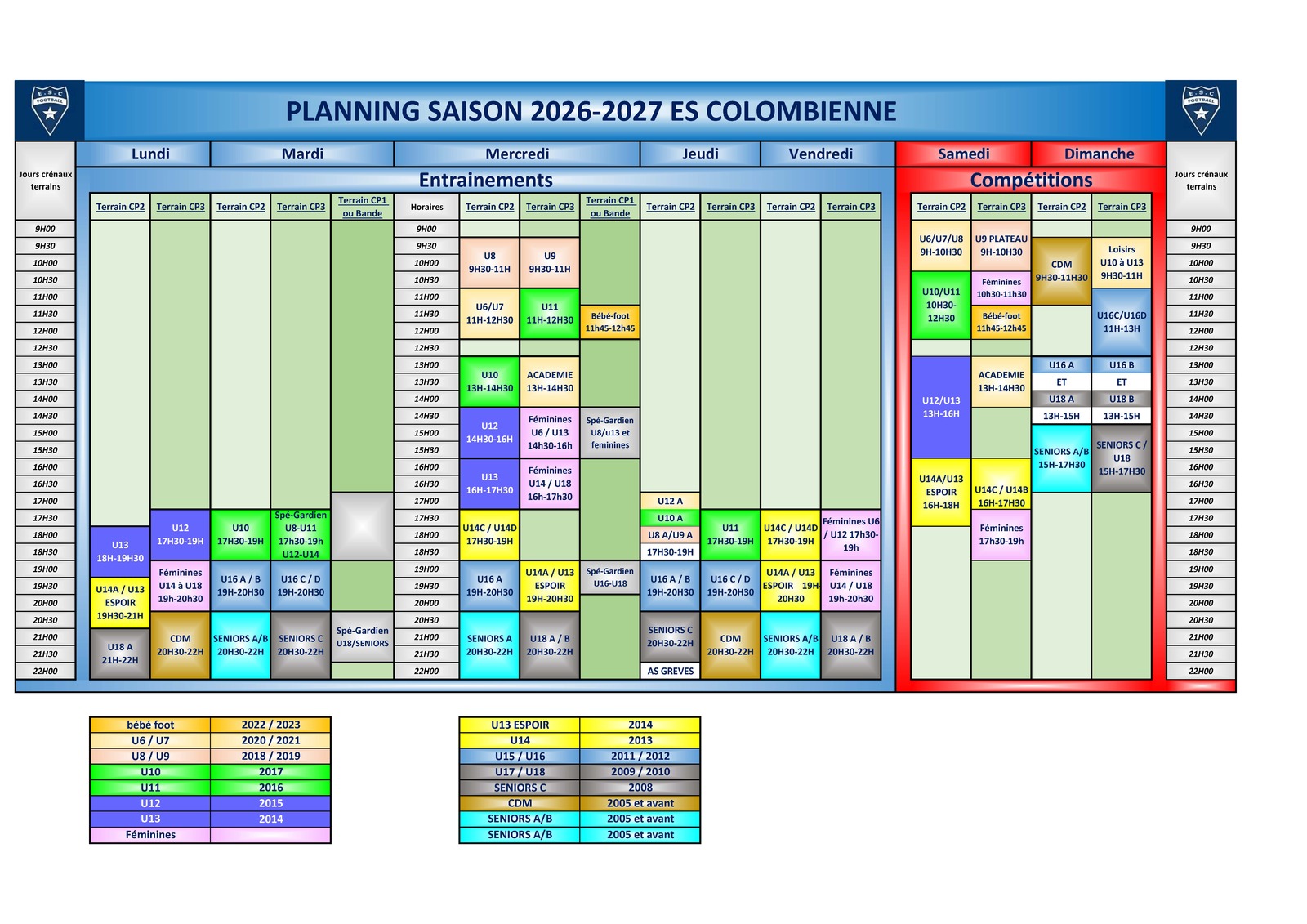 PLANNING 2026-2027