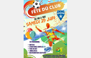 FÊTE DU CLUB!